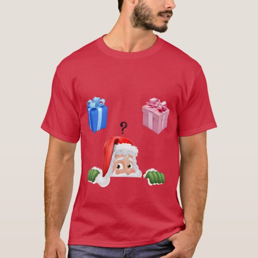 Thème de Noël Sexe Révéler Tshirt pour hommes (Devant)