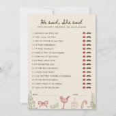 Thème de Noël Téléchargé Il a dit Elle a dit Carte (Devant)