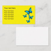 Thème de Papillon Nature Cartes de visite (Devant / Derrière)