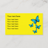 Thème de Papillon Nature Cartes de visite (Devant)