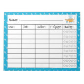 Thème de pêche Carnet de bord du livre pour enfant (Devant)