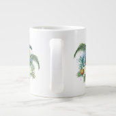Thème de perroquet tropical Jumbo Mug (Dos)