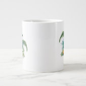 Thème de perroquet tropical Jumbo Mug (Devant)