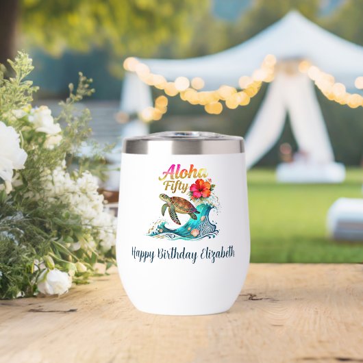 Thème de plage océanique pour 50e anniversaire (Mariage (pivoté))