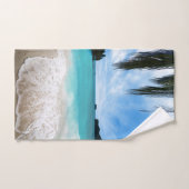 Thème de plage océanique tranquille (Serviette à main)