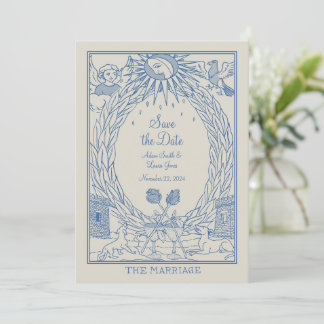 Thème de tarot pour invitation de mariage - Sauveg
