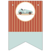 Thème de voiture Rétro Grossissant Deux drapeaux d (Premier drapeau)