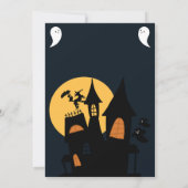 Thème d'Halloween Carte d'invitation Anniversaire (Dos)