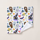 Thème d'Halloween Cute (Gant de toilette)