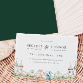 Thème Dragon Jonction Anniversaire Fête Invitation