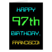 Thème du 97e anniversaire de l'informatique numéri (Devant)