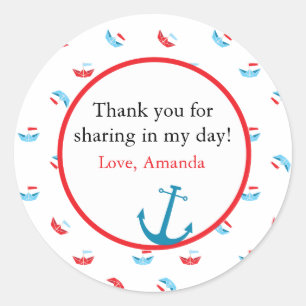 Thème du bateau Favoriser Sticker