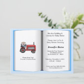 Thème du livre Invitation Baby shower (Garçon) (Debout devant)