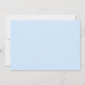 Thème du livre Invitation Baby shower (Garçon) (Dos)