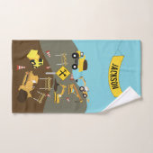 Thème du site des camions de construction (Serviette à main)