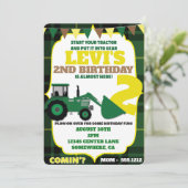 THÈME DU TRACTEUR INVITATION (Debout devant)