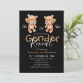 thème en peluche Genre Reveillez Invitation (Debout devant)