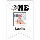 Thème Espace 1er anniversaire 12 mois Bannière pho (Premier drapeau)