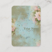 Thème Fleur - Carte de visite (Devant)