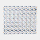 Thème floral clair sur la couverture polaire (Devant (Horizontal))