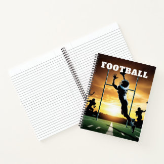 thème football Carnet spiral