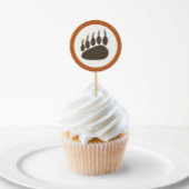 Thème Forêt Anniversaire Stickers Rond - Ours