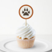 Thème Forêt Anniversaire Stickers Rond - Wolf