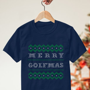 Thème Golf Joyeux Golfmas T-shirt de vacances