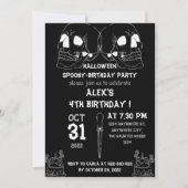 thème gothique, invitation à la fête d'anniversair (Devant)