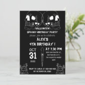 thème gothique, invitation à la fête d'anniversair (Debout devant)