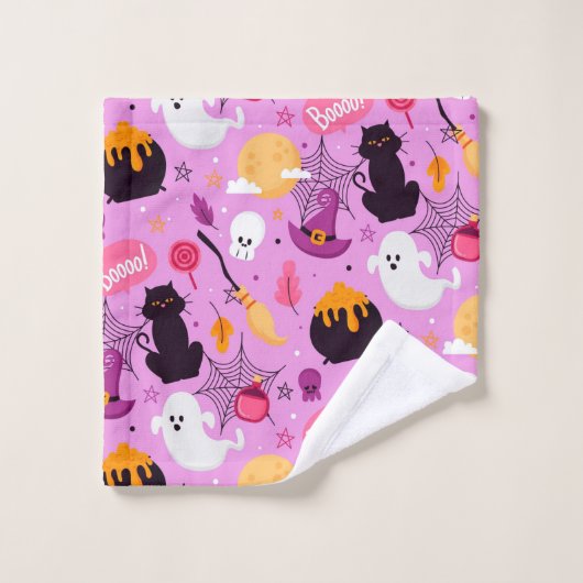 Thème Halloween (Gant de toilette)