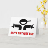 Thème Hip hop Carte d'anniversaire (Fleur jaune)