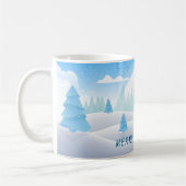 Thème hiver Joyeux Noël classique Mug (Gauche)