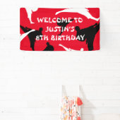 Thème karaté pour enfants Bannière de bienvenue po (Insitu)