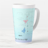 Thème Latte Mug TOF avec texte personnalisé (Angle droit)