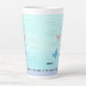 Thème Latte Mug TOF avec texte personnalisé (Devant)