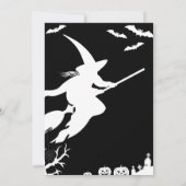 thème magique, invitation à la fête d'anniversaire (Dos)