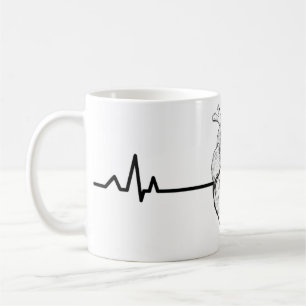 Thème Médicale - Rythme cardiaque Mug
