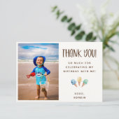 Thème Merci Carte photo de crème glacée (Debout devant)