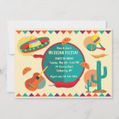 Thème mexicain Cinco de Mayo Party Invitation (Devant)