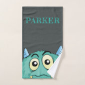 Thème Monster Personnalisé (Serviette à main)