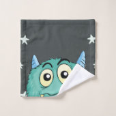Thème Monster Personnalisé (Gant de toilette)