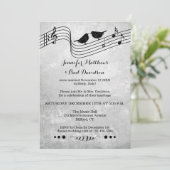 Thème Musical ou Faire-Part Photo Après-Mariage (Debout devant)