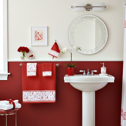 Thème musical rouge