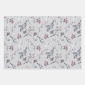 Thème nature Botanique Berries & Noël Feuille (Devant 2)