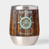 Thème Nautique Bronze Captains Roue Petit (Arrière)