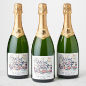 Thème nautique Étiquette de nourriture et de boiss (Bouteilles)