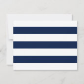 Thème nautique Gras Stripes Marine RSVP (Dos)