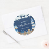 Thème nautique Sticker Marine Round (Enveloppe)