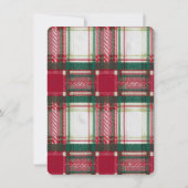 Thème Nutcracker de la carte d'invitation de Noël (Dos)